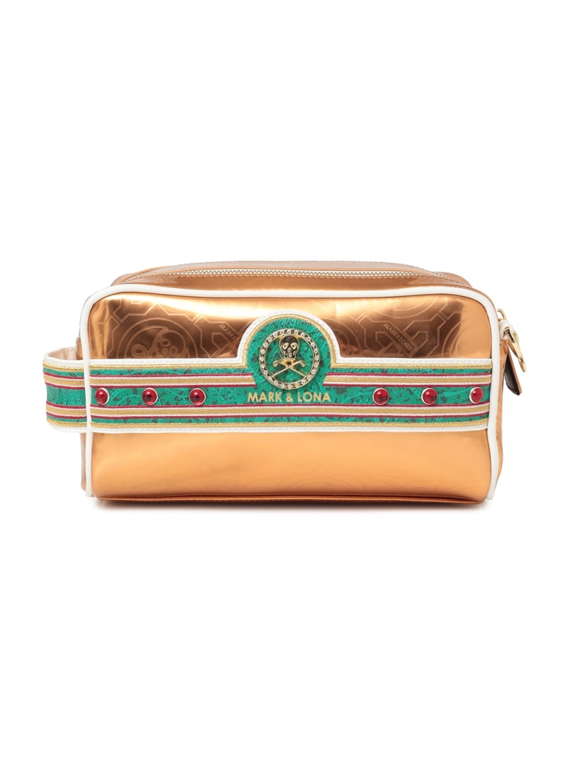 MARK \u0026 LONA Stela Chrome Edition Pouch マークアンドロナ 御徒面子 トートバッグ しろがね色【貨物輸送無料】