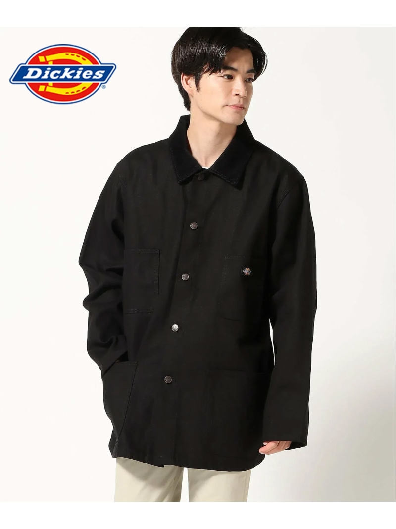 Dickies DK/(U)3494MODEL DUCK CHORE COAT ハンドサイン ジャケット・アウター その他のジャケット・アウター ベージュ ブラック【送料無料】| Fashion Men