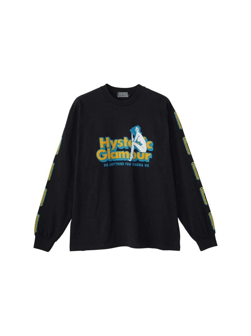 【素敵なデザイン❗️】00's HYSTERIC GLAMOUR 総柄 カットソー 雰囲気抜群❗️】00´s HYSTERIC GLAMOUR 総柄 カットソー レディース