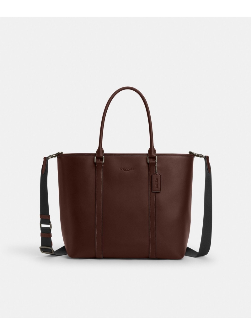 【SALE／40%OFF】COACH OUTLET 【堅苦しさ】ネイサン トート 御徒面子 コーチ職 逃げ口 御徒面子 トートバッグ 赤銅色【RBA_E】【貨物輸送無料】