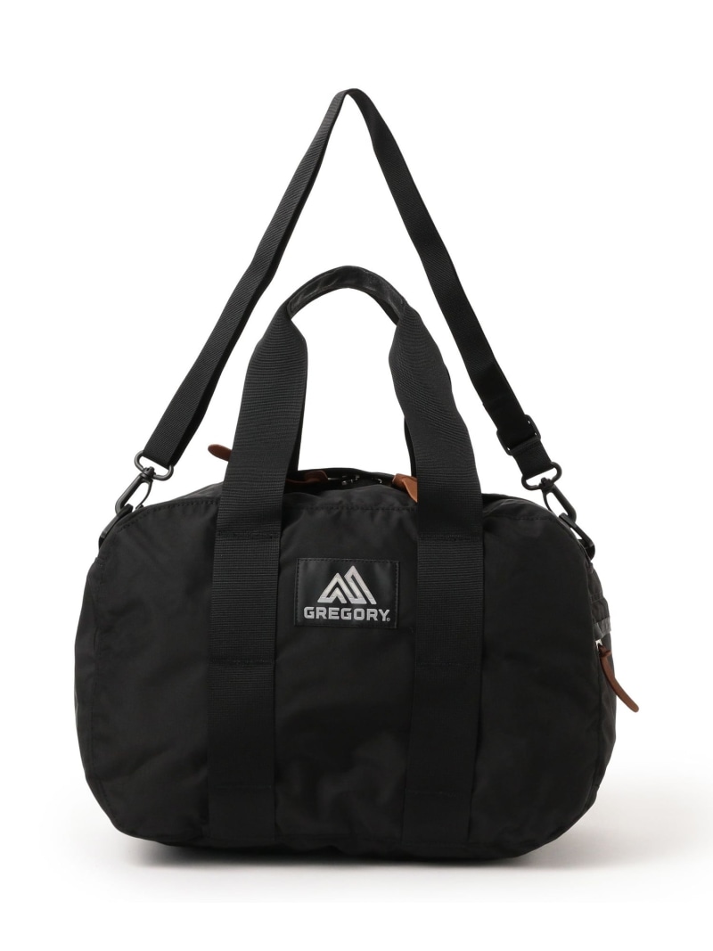 BEAMS BEAMS｜GREGORY / Duffel Bag XS｜ダッフルバッグ｜ボストンバッグ｜2WAY｜ショルダーバッグ｜1680Dコーデュラバリスティックナイロン｜耐久性｜納める力｜旅する｜体育館｜余暇 ビームス メン 御徒面子 背嚢・うしろ側容器に並べる 黒いこと【貨物輸送無料】