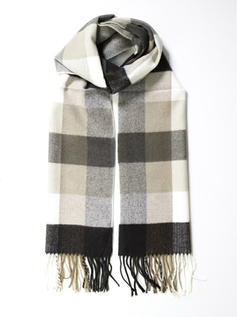 Taka Q ブロックチェック マフラー タカキュー