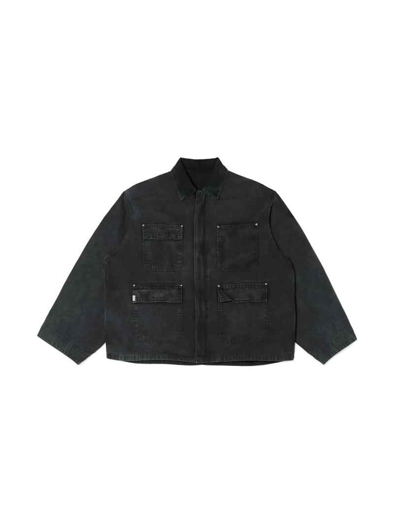 N.HOOLYWOOD 4POCKETS JACKET エヌ．ハリウッド ジャケット・アウター カバーオール・ワークジャケット ブラック【送料無料】
