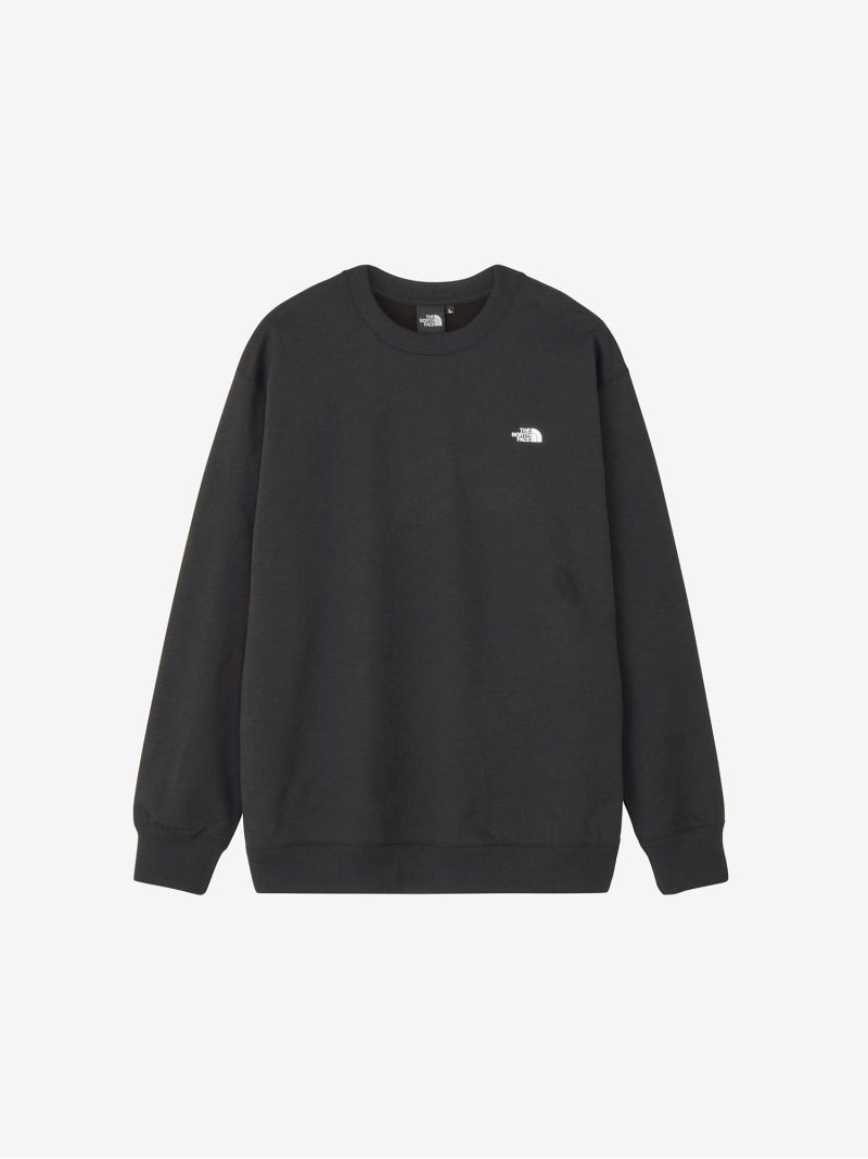 THE NORTH FACE 【堅苦しさ】スモールロゴヘザースウェットクルー(ユニ一発やる) ザ・ノース・フェイス トップス スウェット・トレーナー 黒いこと 米国海軍【貨物輸送無料】