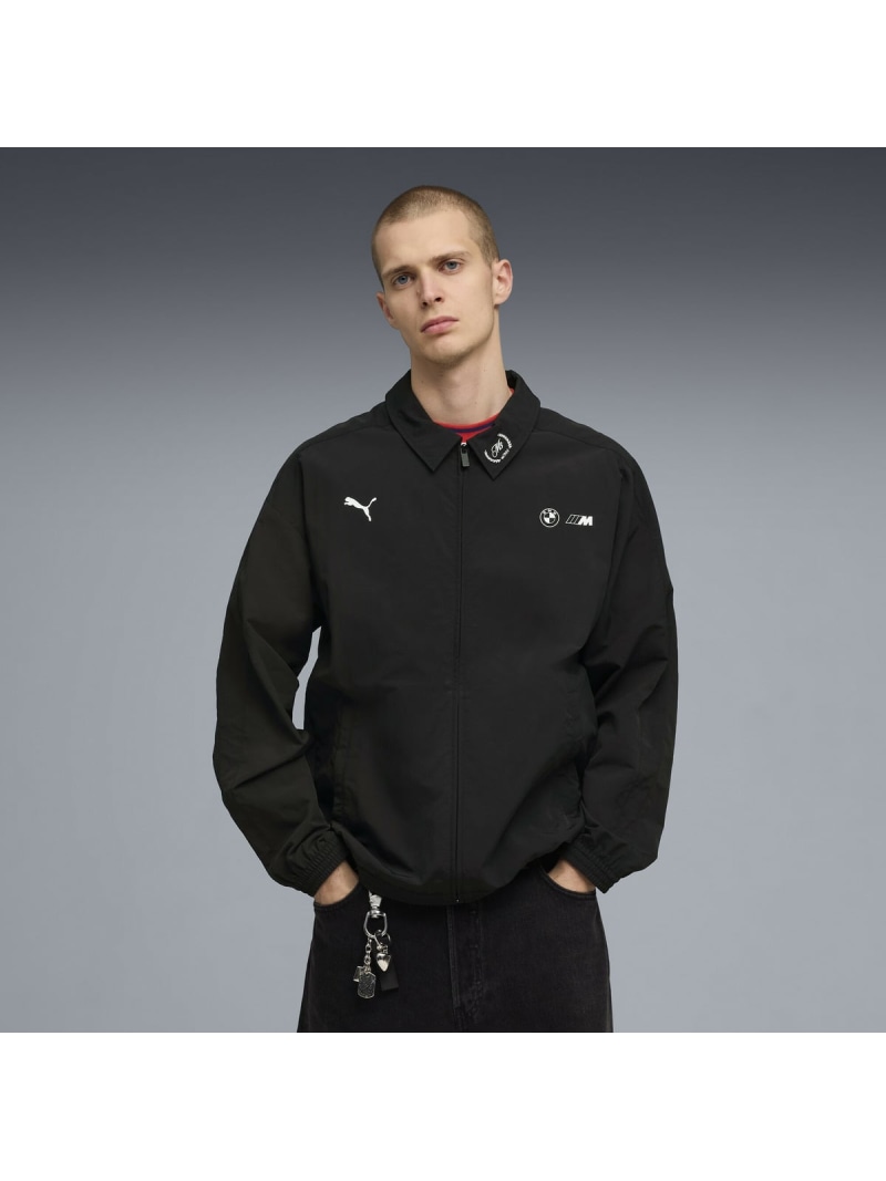 PUMA メンズ BMW MMS T7 上衣 BMW M M3 T7 Jacket ピューマ ジャケット・アウター 余分の物のジャケット・アウター 黒いこと【貨物輸送無料】