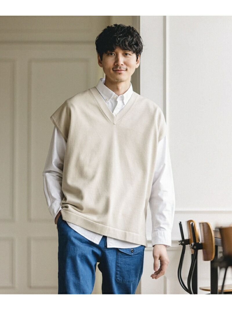 Global Work グローバルワーク ニット ヤミツキニットベスト M