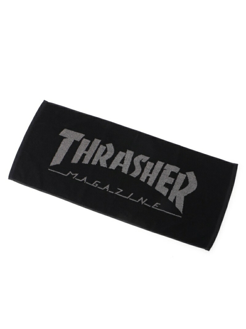 楽天市場 Thrasher Thrasher U Mag Logo フェイスタオル スラッシャー バイ リフルページ 生活雑貨 バス トイレ ランドリーグッズ ブラック レッド グリーン ネイビー Rakuten Fashion Men