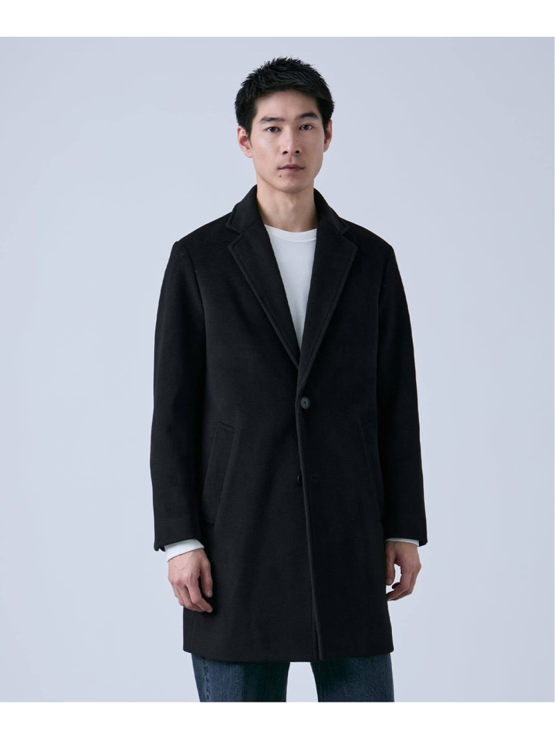 【SALE／33%OFF】B.C STOCK TR モッサチェスターコート ベーセーストック ジャケット・アウター チェスターコート グレー ブラック【RBA_E】【送料無料】