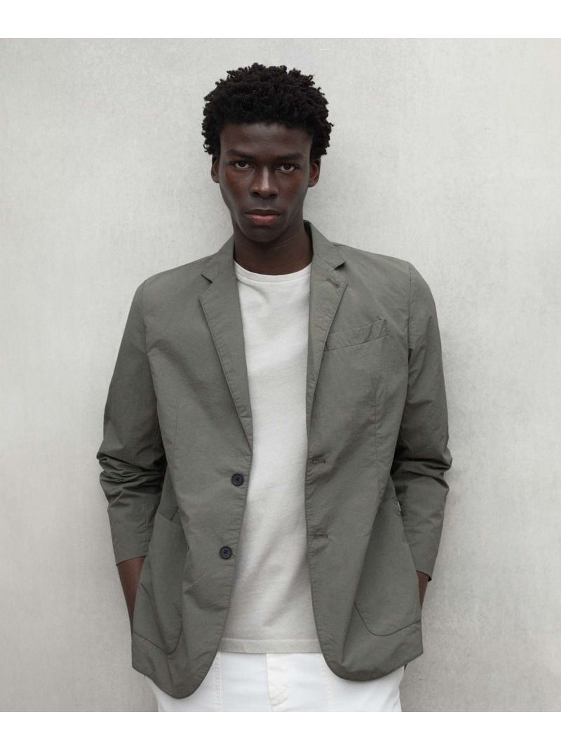 【SALE／50%OFF】ECOALF ANETO ジャケット / ANETOALF JACKET MAN エコアルフ ジャケット・アウター その他のジャケット・アウター カーキグリーン ネイビー【RBA_E】【送料無料】｜ Fashion Men