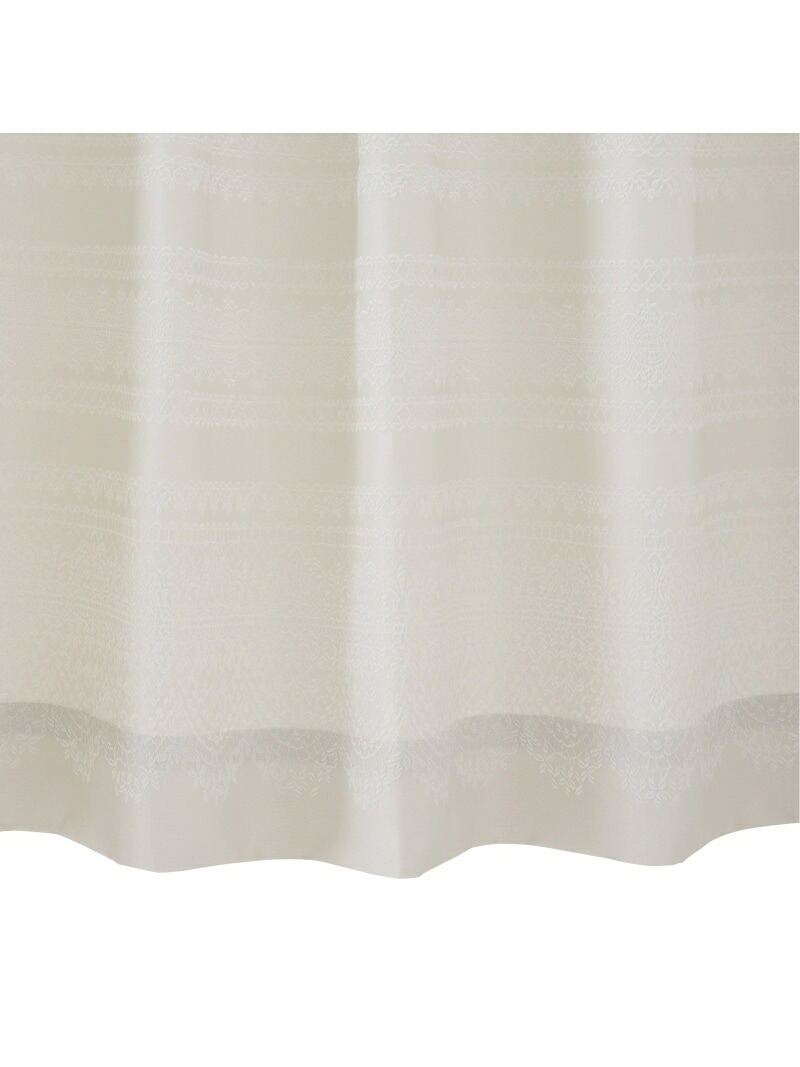 カーテン✿Francfranc ドレッシースペーシアダブルカーテン 2枚組 Francfranc ドレッシー×スペイシア ダブルカーテン ホワイト