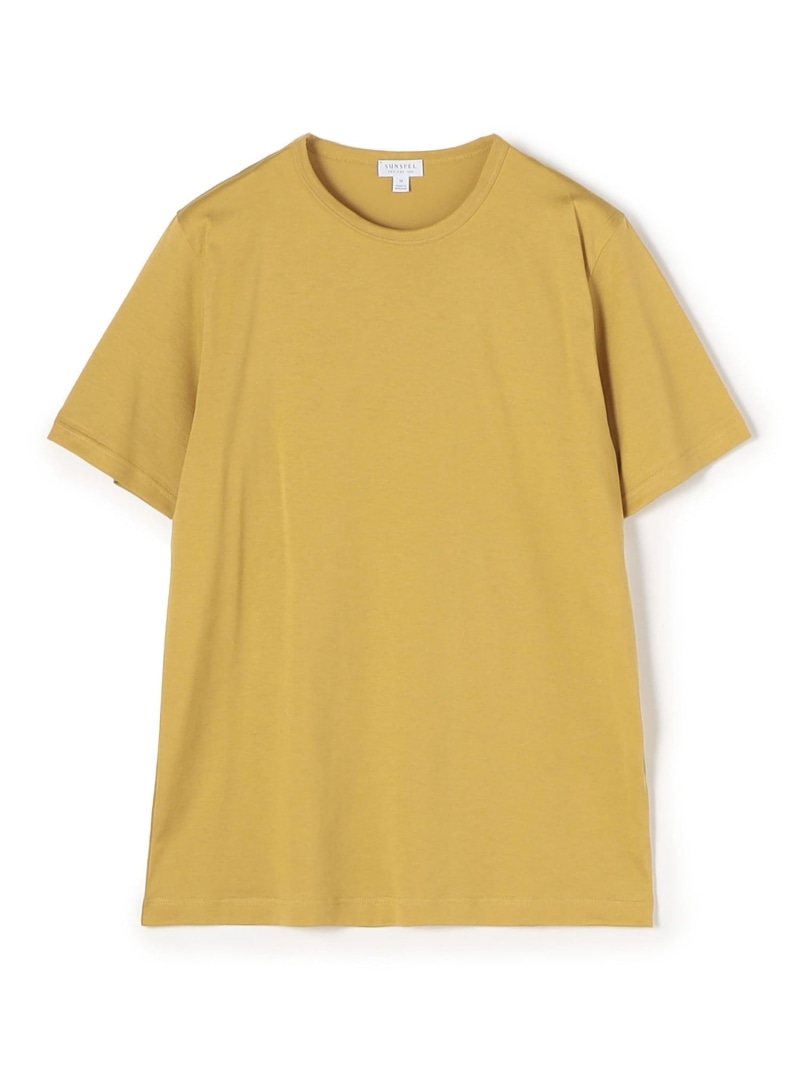 TOMORROWLAND BUYING WEAR SUNSPEL コットン クルーネックTシャツ トゥモローランド トップス カットソー・Tシャツ ホワイト ブラック イエロー グレー グリーン ブルー ネイビー【送料無料】