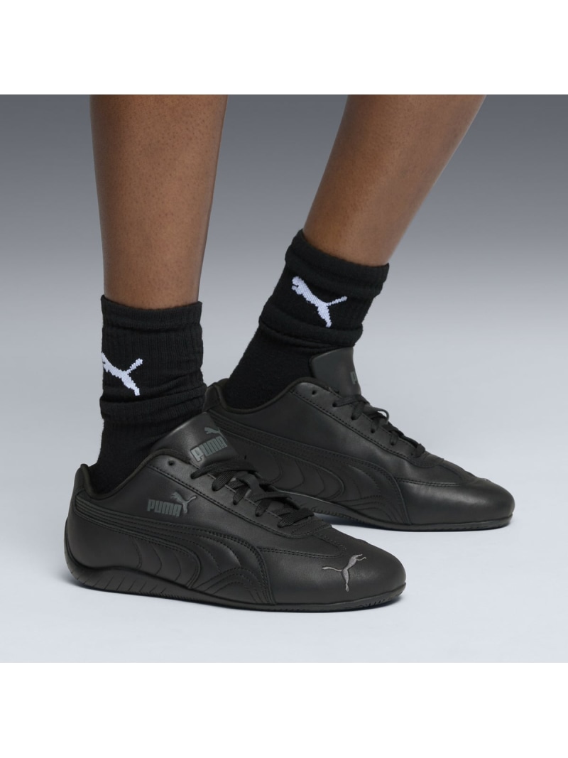 PUMA ユニセックス スピードキャット フルレザー スニーカー Speedcat Full Lthr プーマ シューズ・靴 スニーカー ブラック【送料無料】｜ Fashion Men