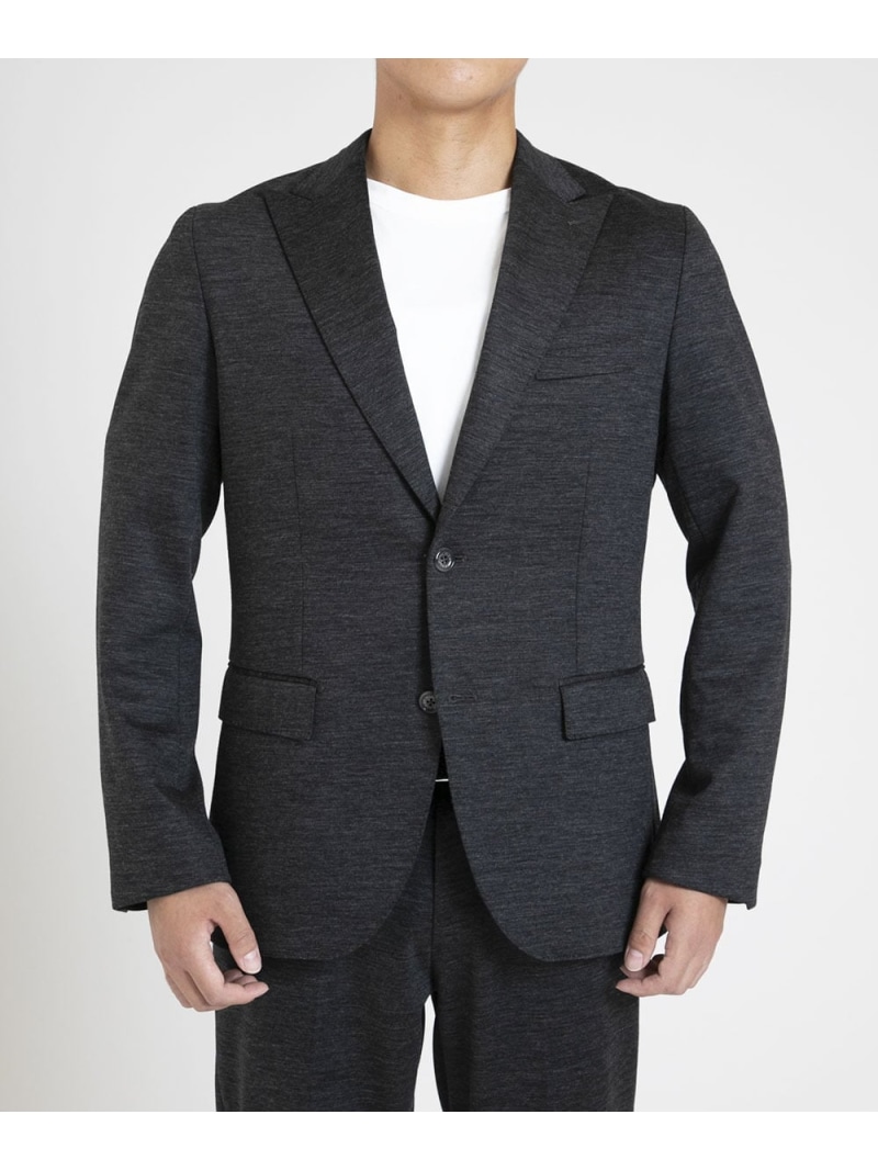 【SALE／50%OFF】MICHEL KLEIN HOMME BODY MAKE ジャージジャケット ミッシェルクランオム ジャケット・アウター テーラードジャケット・ブレザー 黒いこと 薄墨色 米国海軍【RBA_E】【貨物輸送無料】