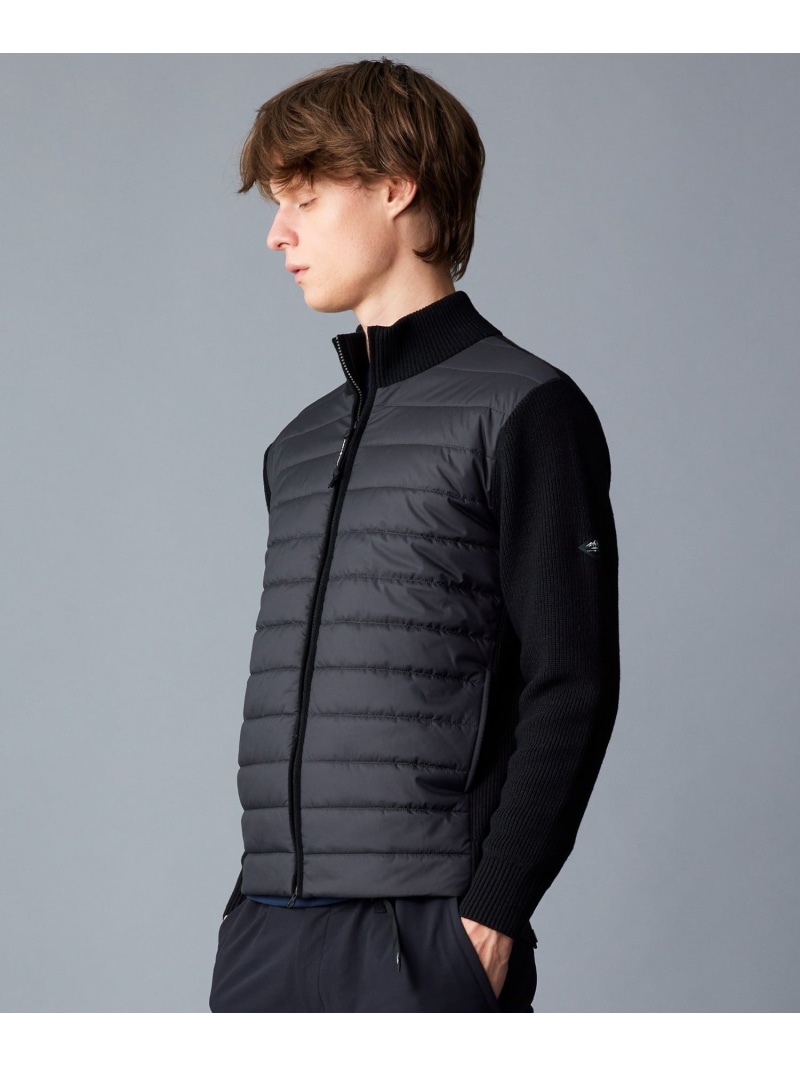 【SALE/20%OFF】JOSEPH ABBOUD 【軽量防風性】バルキーウール キルト ブルゾン ジョセフアブード トップス ニット グレー ブラック【RBA_E】【送料無料】| Fashion Men