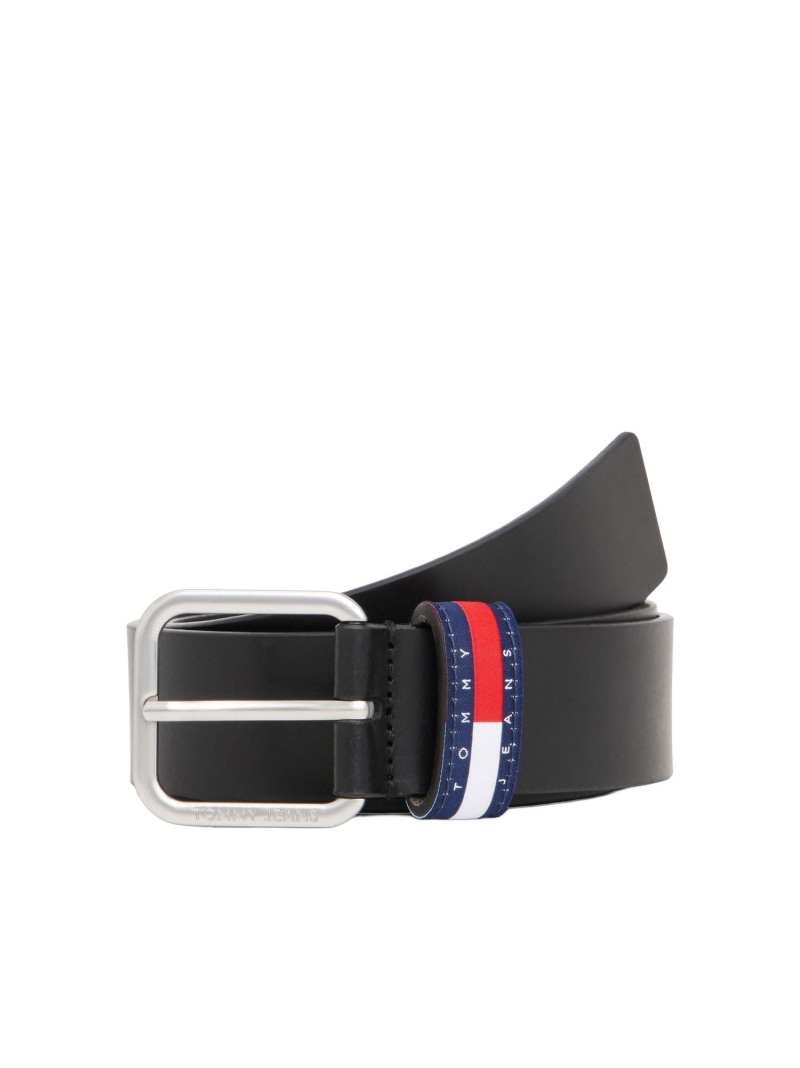 TOMMY JEANS ライアンレザーベルト 26SS トミーヒルフィガー 流行り物雑貨 胴締め 黒いこと【貨物輸送無料】
