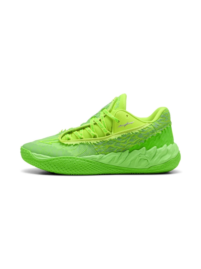 PUMA メンズ MB.05 置き目 フローリッシュ 篭球シューズ MB.05 Lo Flourish ピューマ シューズ・靴 スニーカー 緑であること【貨物輸送無料】