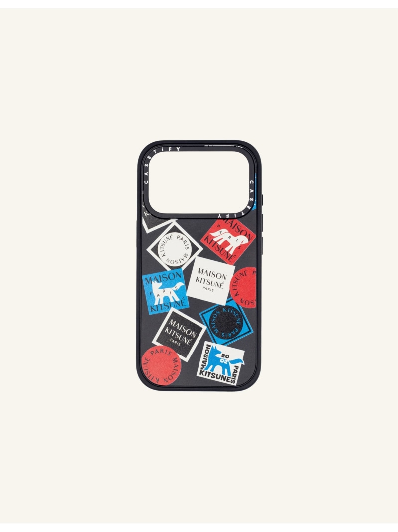 Maison Kitsune MK x CASETiFY GALLERY FOX STICKER CASE 棲み家 狐狸 スマホグッズ・オーディオ計器 スマホ・経口避妊薬・パソコン入れもの/押しかぶせる【先んずる取っておく】*【貨物輸送無料】