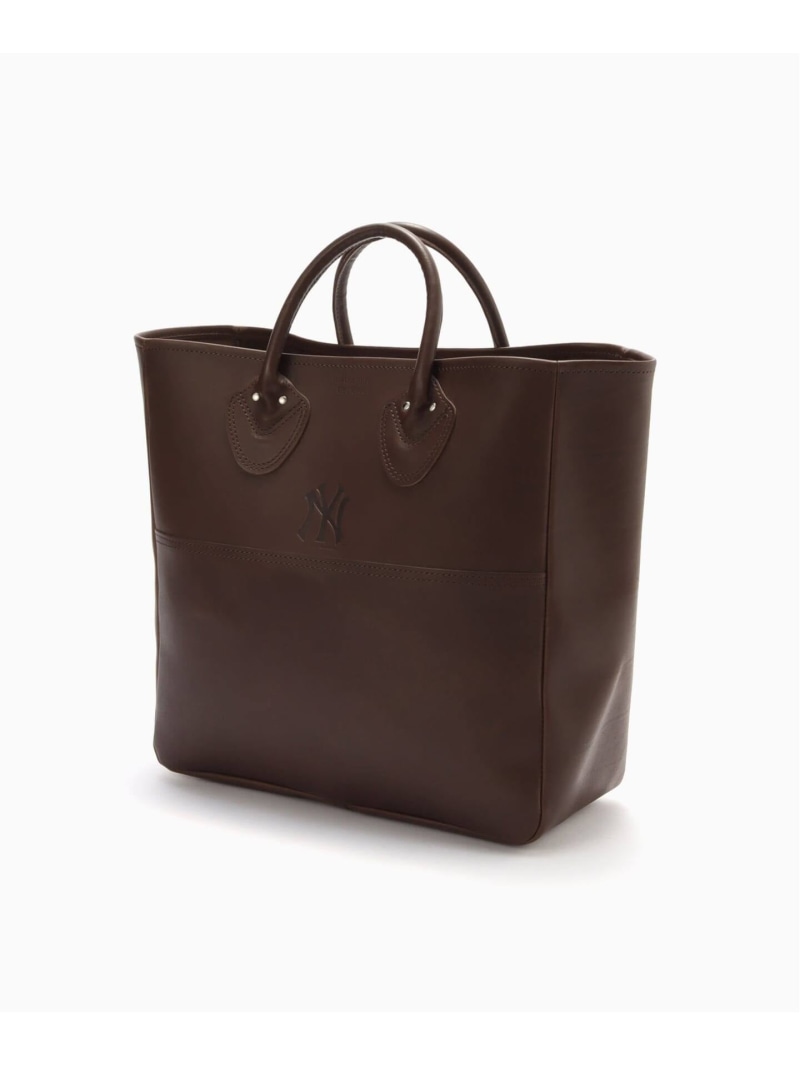 【SALE／30%OFF】THE STAND FOOL SO GOOD(S) INFIELDER DESIGN MLB なめし革TOTE M 逐次刊行物 判定基準 御徒面子 トートバッグ 赤銅色【RBA_E】【貨物輸送無料】