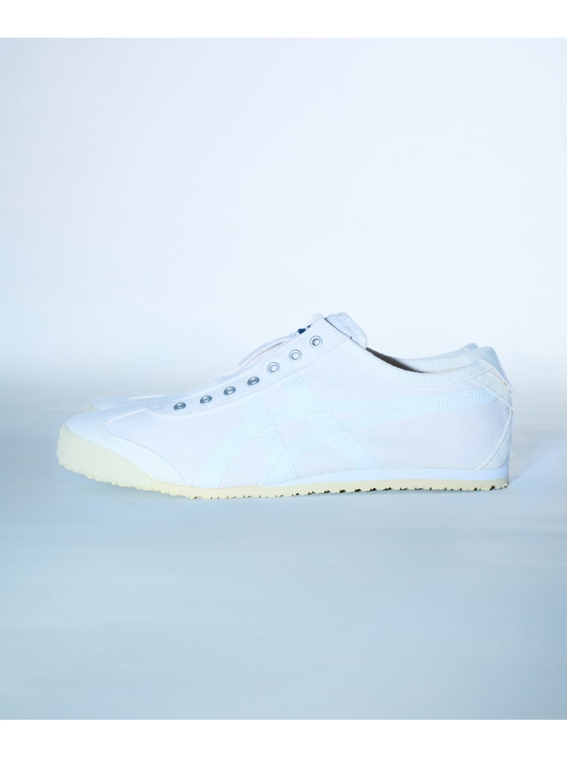 Onitsuka Tiger (U)【堅苦しさ販売店】MEXICO 66 SLIP-ON オニツカタイガー シューズ・靴 スリッポン 白いこと【貨物輸送無料】