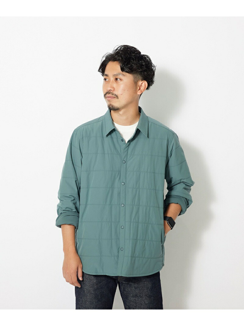 【SALE／30%OFF】Snow Peak (M)Flexible Insulated Shirt スノーピーク トップス シャツ・ブラウス ブラック グリーン ブラウン【RBA_E】【送料無料】