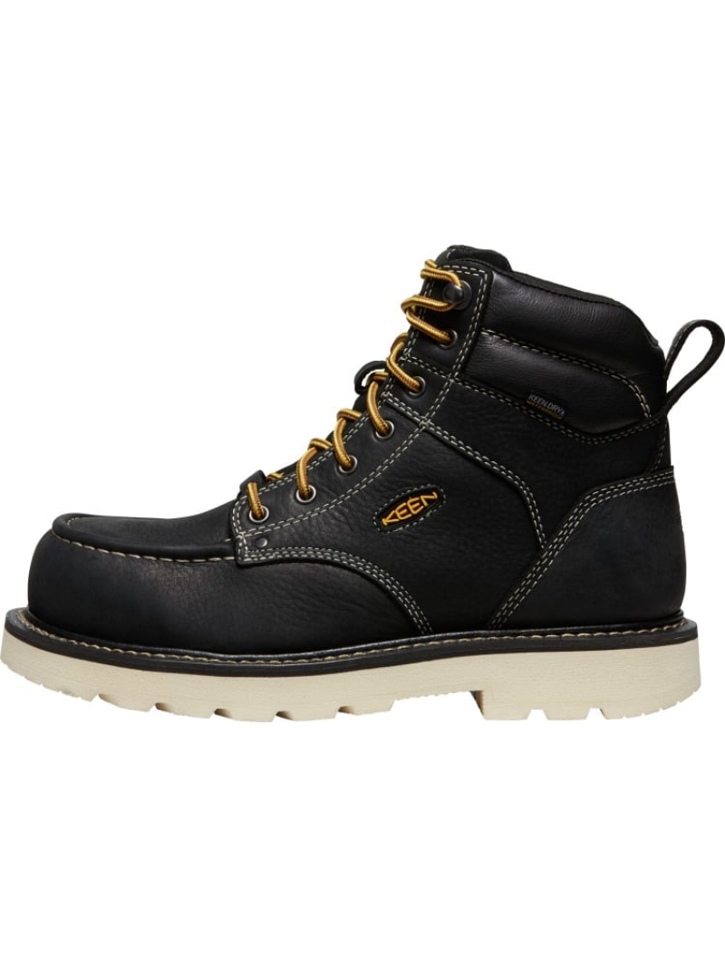 【SALE／30%OFF】KEEN MEN CINCINNATI 90 DEGREE 6\" WP メンズ シンシナティ 90 ディグリー 6 WP キーン シューズ・靴 ブーツ ブラック【RBA_E】【送料無料】
