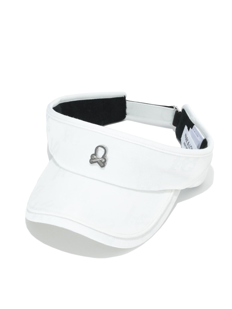 【SALE／20%OFF】MARK & LONA Back Spin JQ VIsor ｜ MEN and WOMEN マークアンドロナ 帽子 サンバイザー ブラック ホワイト【RBA_E】【送料無料】