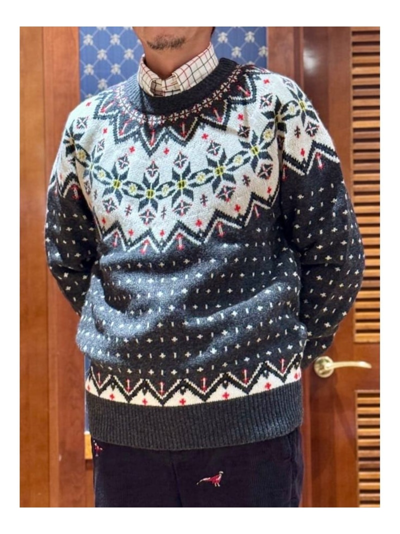 【SALE／30%OFF】BROOKS BROTHERS ラムズウール アーカイブ クルーネックセーター ブルックス ブラザーズ トップス ニット【RBA_E】【送料無料】