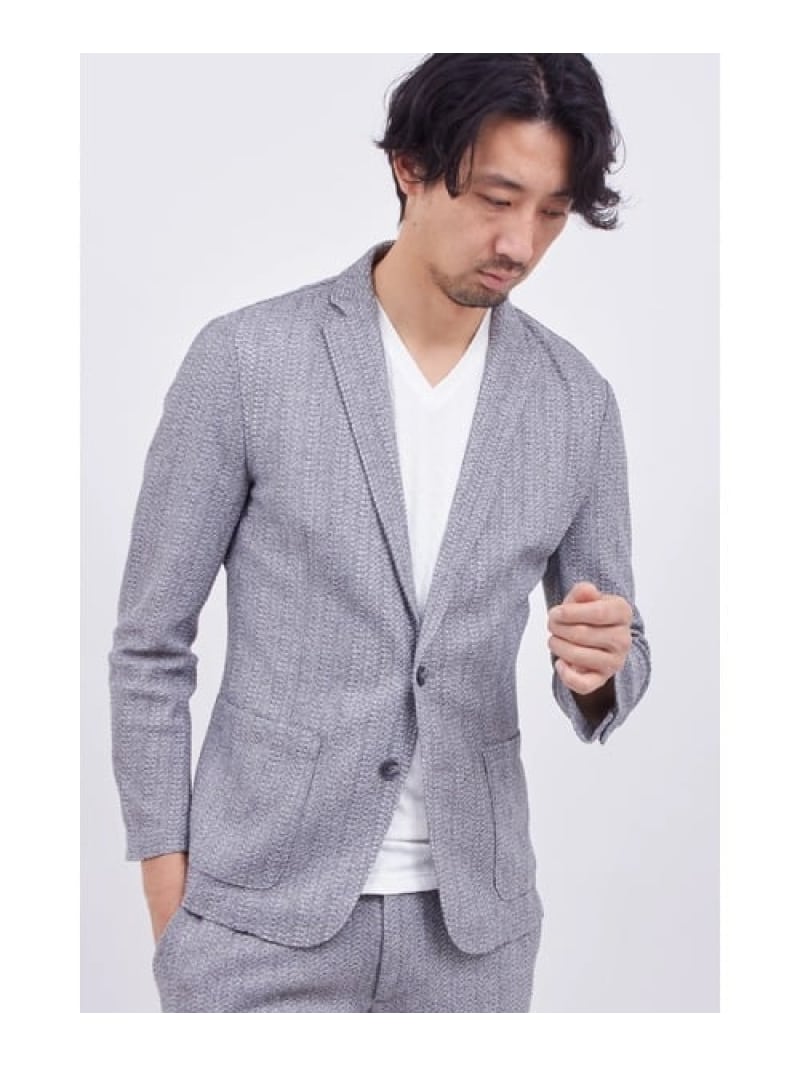 HIGH STREET HIGH STREET∴カラミメランジストライプJQJK トルネードマート ジャケット・アウター その他のジャケット・アウター グレー【送料無料】 24,992円