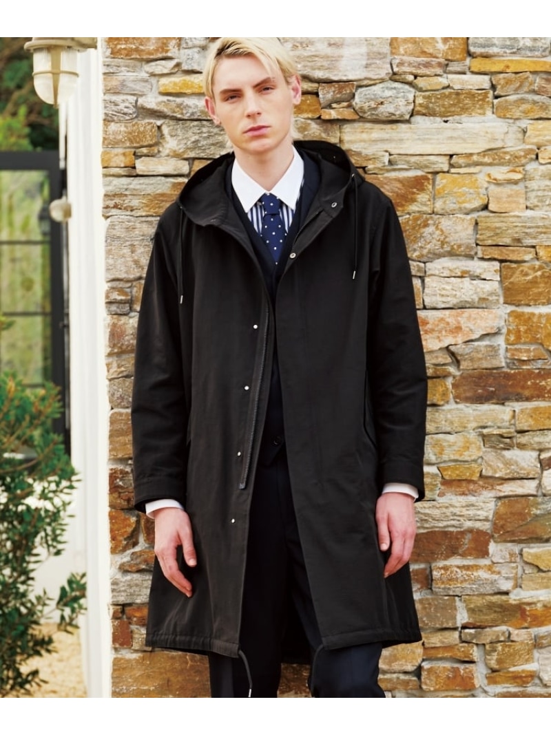【SALE／40%OFF】DRESSTERIOR レインプルーフ モッズコート 御召しものテリア ジャケット・アウター モッズコート 黒いこと【RBA_E】【貨物輸送無料】