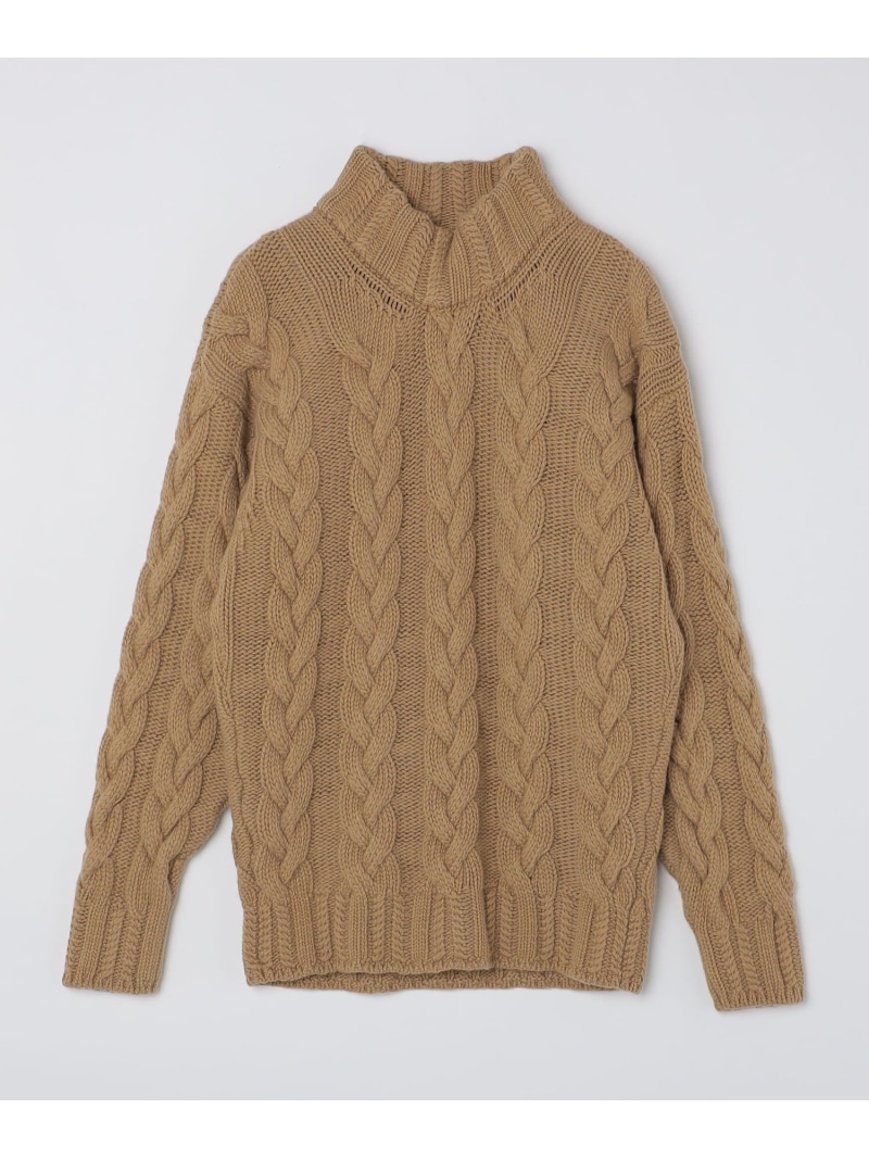 【SALE／65%OFF】SHIPS MEN 【SHIPS別注】GRAY: ケーブル編み タートルネック ニット シップス トップス ニット ブラウン レッド グレー【RBA_E】【送料無料】｜ Fashion Men 17,464円