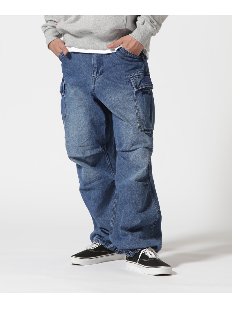 AVIREX 《WEB&DEPOT限定》M-65 FATIGUE DENIM PANTS / M-65 ファティーグ デニム パンツ / AVIREX アヴィレックス パンツ ジーンズ・デニムパンツ ブラック【送料無料】