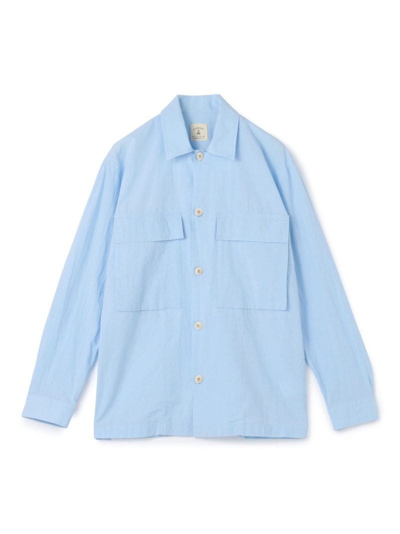 【SALE／40%OFF】TOMORROWLAND MEN 【別注】GUY ROVER コットンポプリン オーバーシャツ トゥモローランド ジャケット・アウター ブルゾン・ジャンパー カーキグリーン イエロー ネイビー【RBA_E】【送料無料】