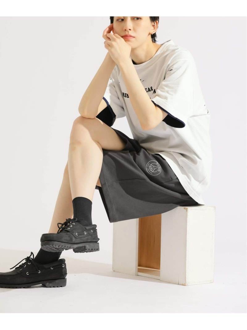 Paris Saint-Germain 【Paris Saint-Germain / パリ・サン=ジェルマン】 JP METALIC LOGO SHORTS エディフィス パンツ その他のパンツ グリーン ベージュ ブラウン ブラック グレー【送料無料】｜ Fashion Men