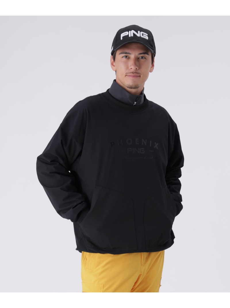 【SALE／30%OFF】PING APPAREL 全道のり伸ばすこと/ダブル人間の顔  ツインレイヤードアウター ＜PERFORMANCE＞ (MENS) ピン 御召しもの ジャケット・アウター 上衣・前掛け 黄色 薄墨色 白いこと 黒いこと【RBA_E】【貨物輸送無料】