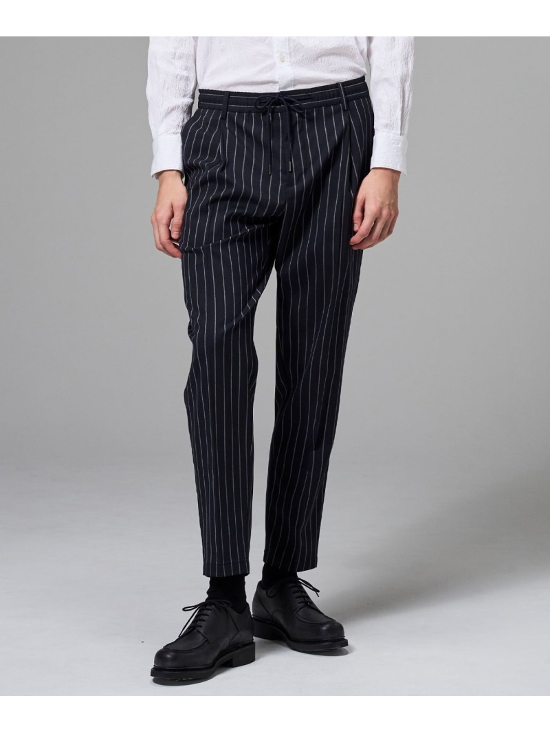 JOSEPH HOMME キャリーマンストレッチ ドロスト付テーパードパンツ / TEDDY CONVERTIBLE ジョゼフ オム パンツ その他のパンツ ネイビー グレー ブラック【送料無料】