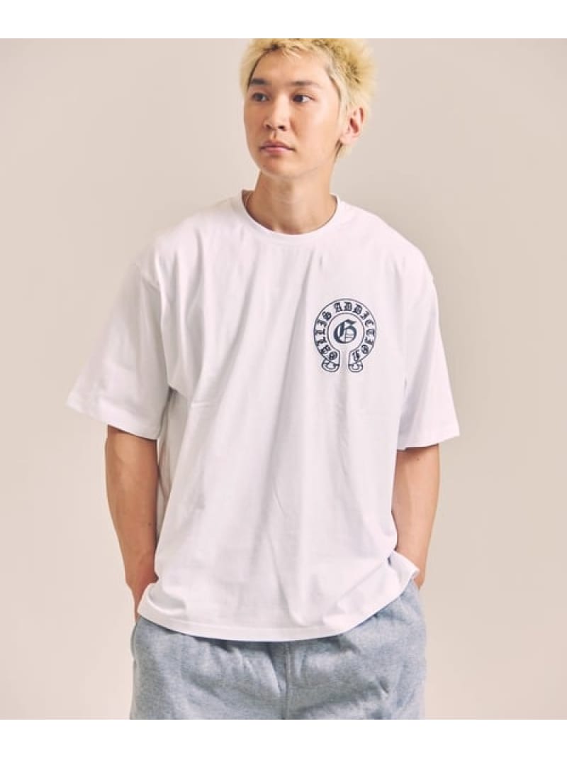 GALLIS ADDICTION GA HORSESHOE刺繍 SS TEE(MENS) ジャックローズ トップス カットソー・Tシャツ ホワイト ブラック グレー【送料無料】