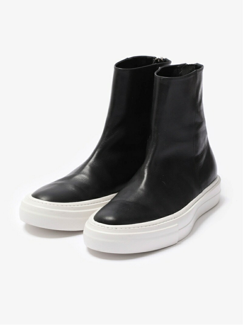 Attachment Attachment M Cow Leather Back Zip Sneakers 未練 シューズ スニーカー スリッポン 墨染め 送料無料 Expomujerescolombia Com Co