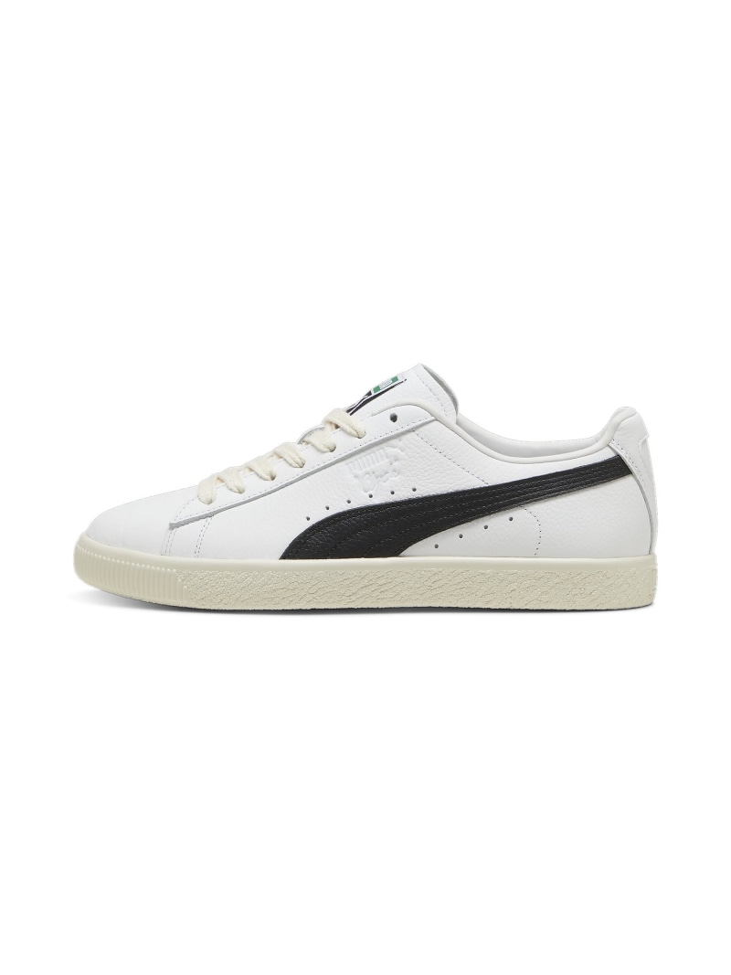 【SALE／30%OFF】PUMA ユニセックス クライド レザー スニーカー プーマ シューズ・靴 スニーカー ホワイト【RBA_E】【送料無料】画像