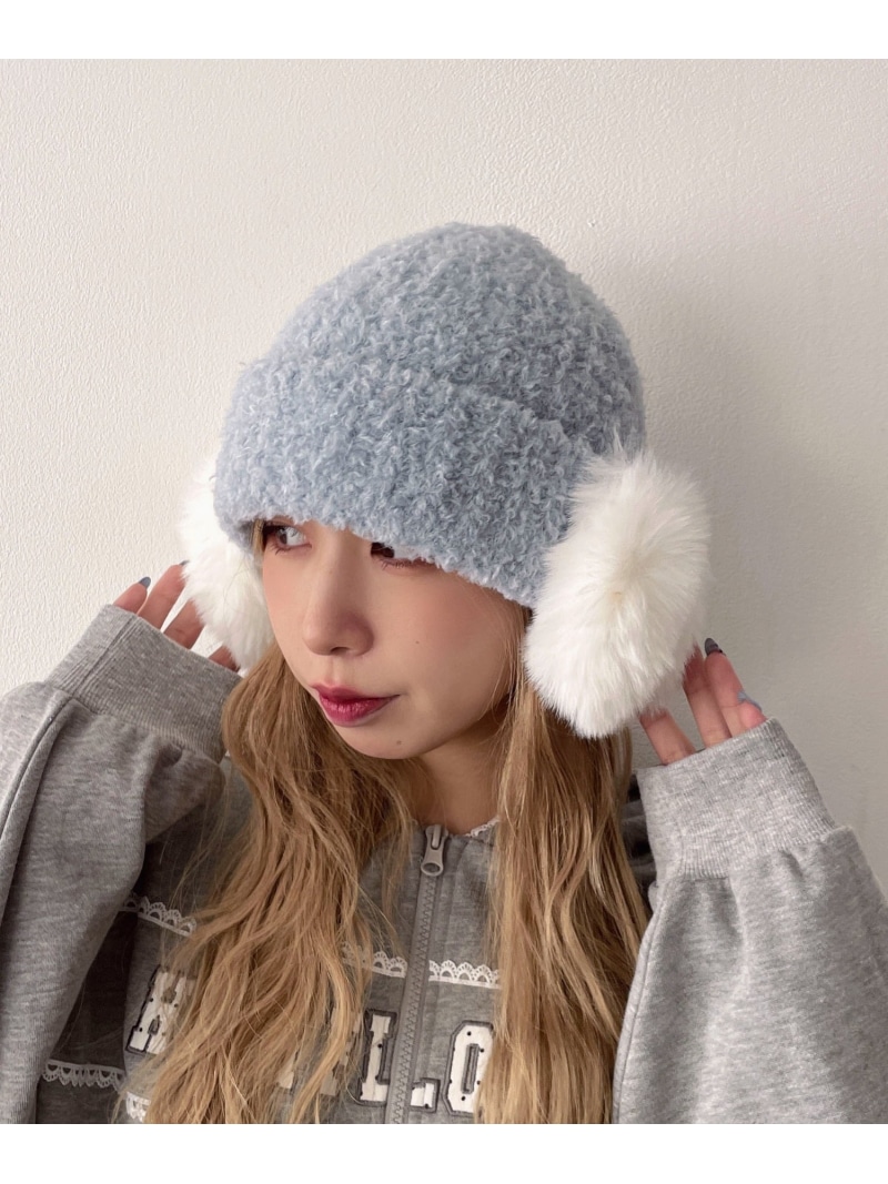 楽天市場】WEIRDO ウィアード /「FLAME - EARMUFFS KNIT CAP / BEIGE
