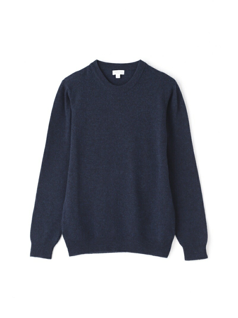 代引不可 楽天市場 Sunspel Men S Cashmere サンスペル ニット 長袖ニット ネイビー 送料無料 Rakuten Fashion Men 数量は多 Goedkoop Vliegen Nl