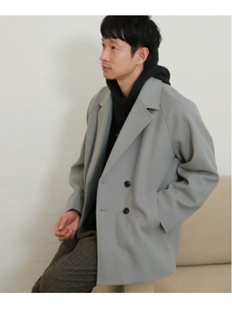 楽天市場 Sale 49 Off Lakole M ニットメルトンショートトレンチ ラコレ コート ジャケット トレンチコート グレー ブラック ブラウン Rba E Rakuten Fashion Men