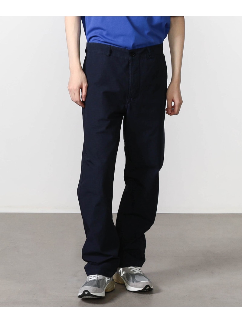 Bshop VETRA | <別注>リップストップ ワークパンツ MEN ビショップ パンツ その他のパンツ ネイビー ベージュ【送料無料】