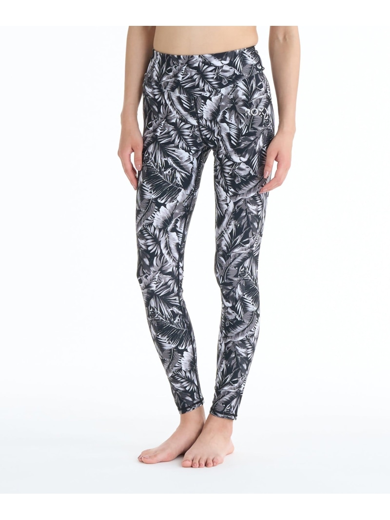 ROXY FITNESS GLOW YOUR WAY LEGGIN ロングズボン下 【2026年春夏青写真】 ロキシー ソックス・レッグウェア レギンス・スパッツ 緑であること 黒いこと サクラ色【貨物輸送無料】