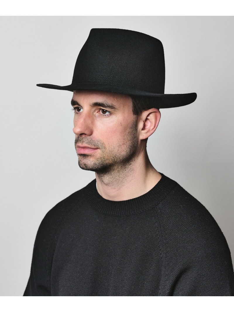 Nine Tailor Nine Tailor/(U)Nine Tailor Hornbean Hat ピーアールワン 帽子 ハット ブラック ブラウン【送料無料】