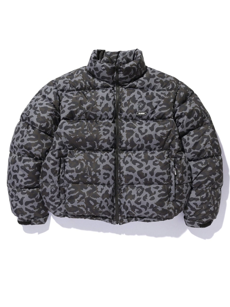 【SALE／50%OFF】XLARGE DOWN JACKET エクストララージ ジャケット・アウター 余分の物のジャケット・アウター 黒いこと 赤銅色 緑であること【RBA_E】【貨物輸送無料】