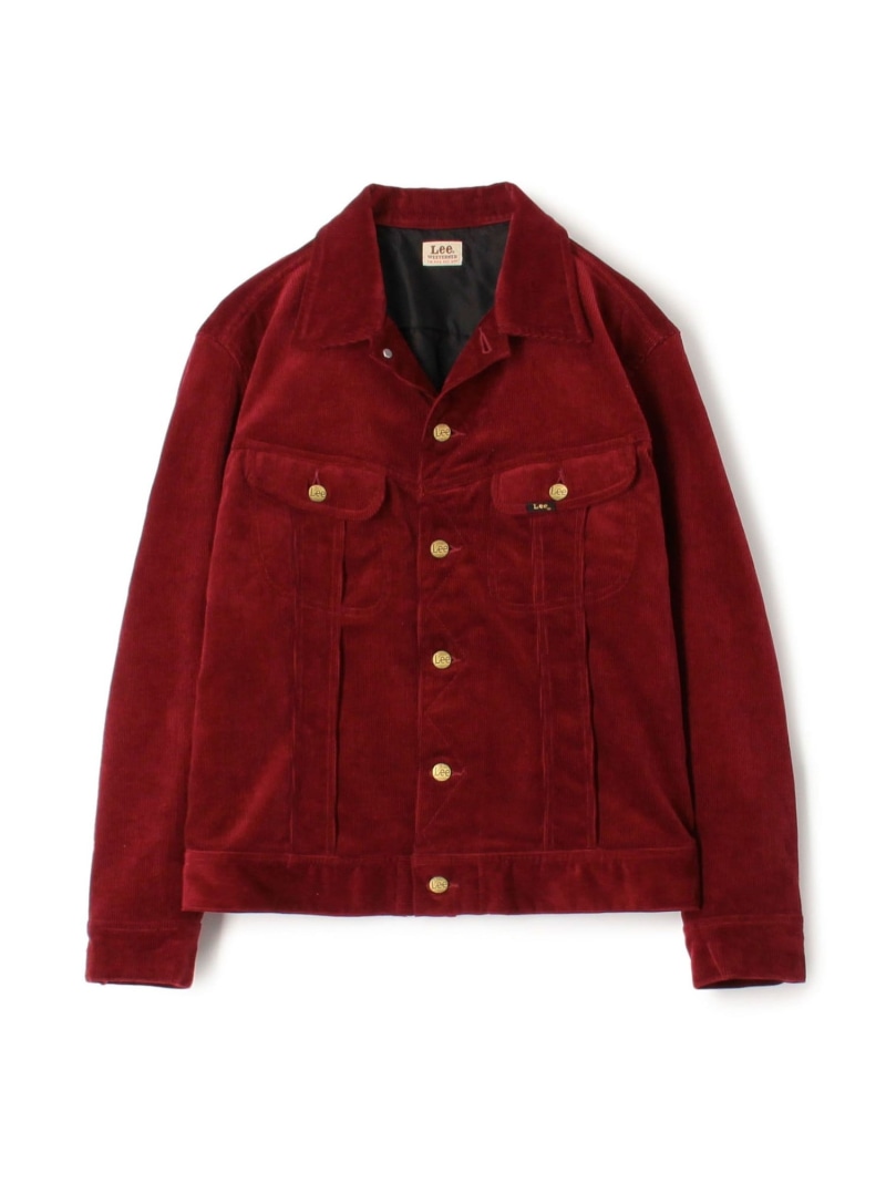 【SALE／50%OFF】TOMORROWLAND MEN 【別注】Lee コットンコーデュロイ ブルゾン トゥモローランド ジャケット・アウター ブルゾン・ジャンパー ブラウン レッド カーキグリーン【RBA_E】【送料無料】