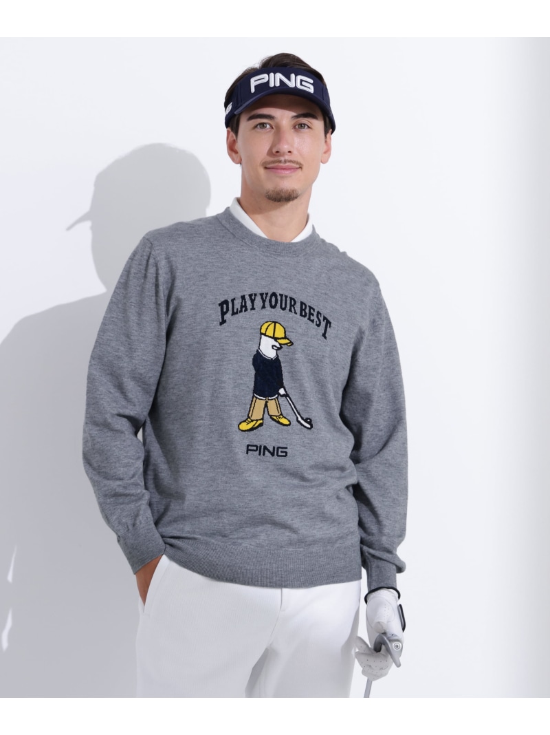 ping) メンズロゴニットパ Tシャツ [マルチ] 【公式通販】