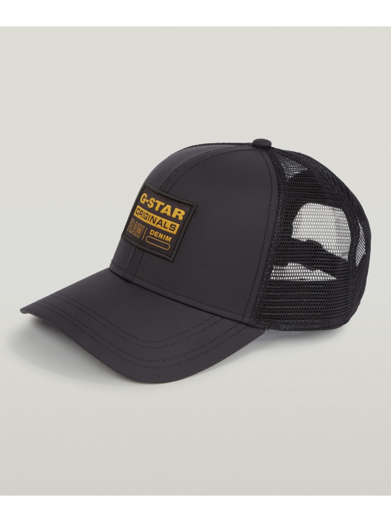 【SALE／30%OFF】G-Star RAW 【公式ショップ】EMBRO BASEBALL TRUCKER CAP/ロゴメッシュキャップ ジースターロゥ 帽子 キャップ ブラック【RBA_E】【送料無料】