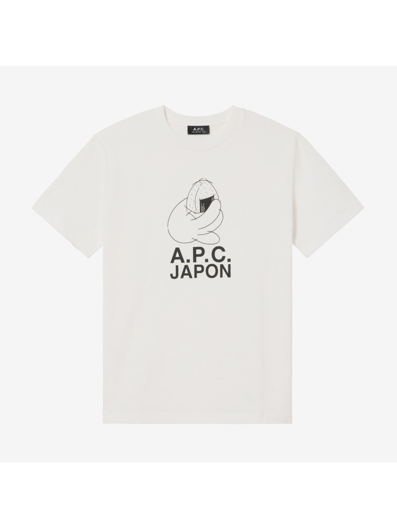 A.P.C. Onigiri Tシャツ アー・ぺー・セー トップス カットソー・Tシャツ ホワイト【送料無料】
