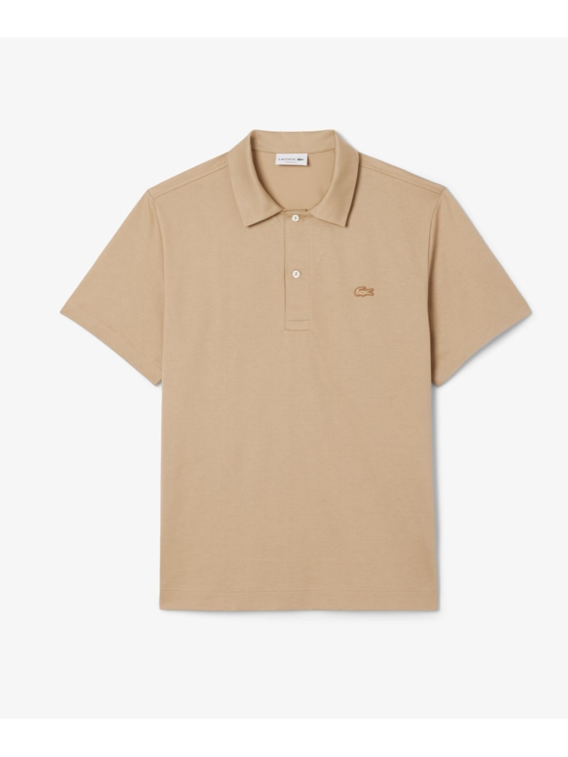 【SALE／30%OFF】LACOSTE シングルジャージワントーンポロシャツ ラコステ トップス スポーツシャツ ベージュ【RBA_E】【貨物輸送無料】